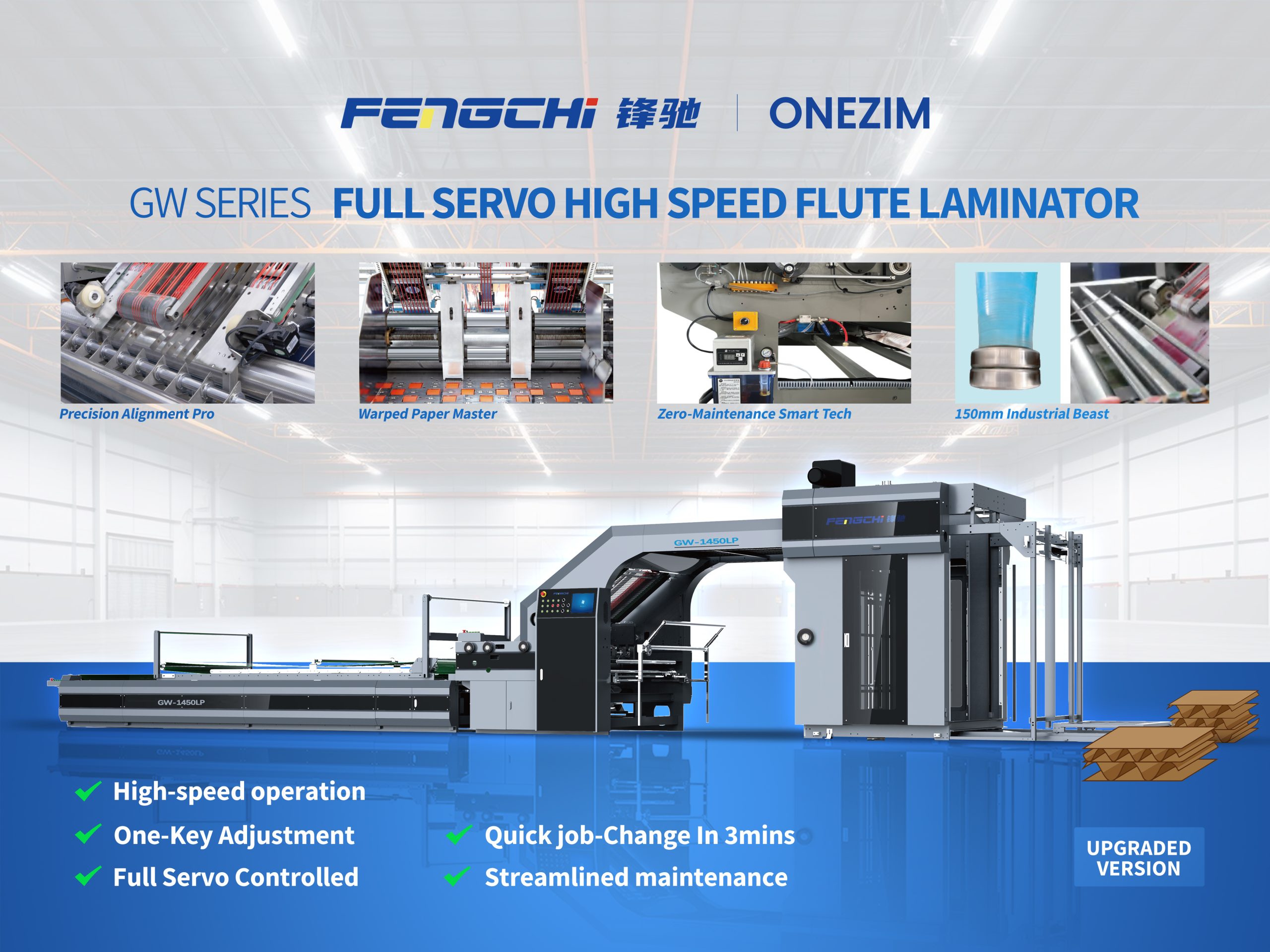 GW series flute laminator 34