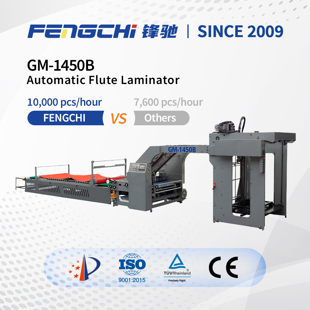 GM-1450B Intelligent Flute Laminator